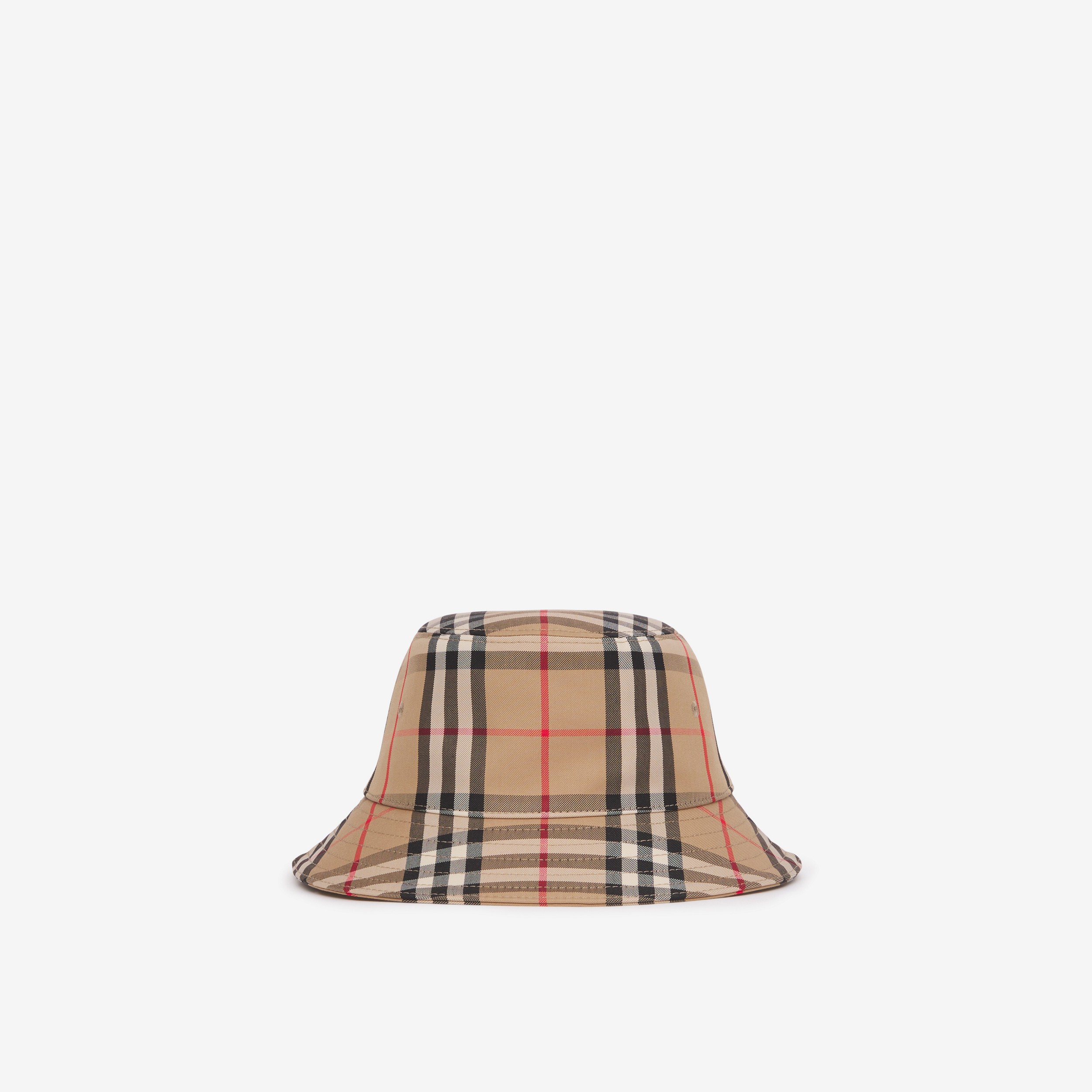 Vintage 格纹斜纹渔夫帽 (典藏米色) - 儿童 | Burberry® 博柏利官网 - 1
