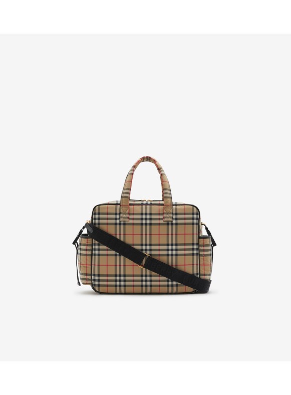 Shop Burberry Watson Nylon Diaper Bag Backpack