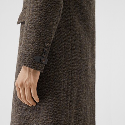 burberry tweed coat
