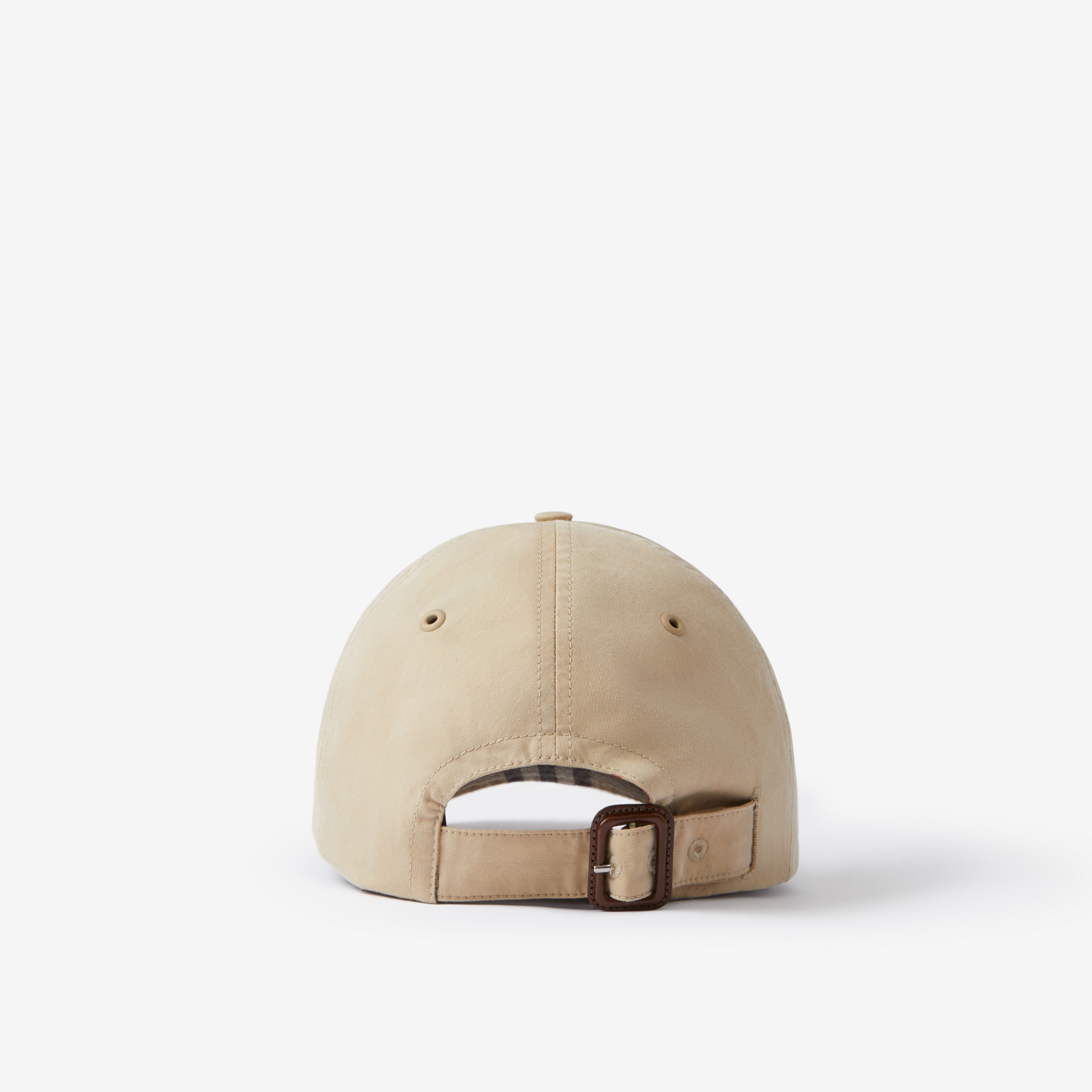 专属标识装饰棉质嘎巴甸棒球帽 (蜂蜜色) | Burberry® 博柏利官网 - 3