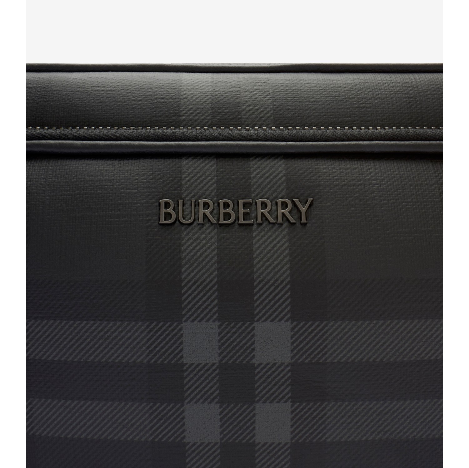 City Check Pocket Crossbody bag in Iron grey - Men, Cotton