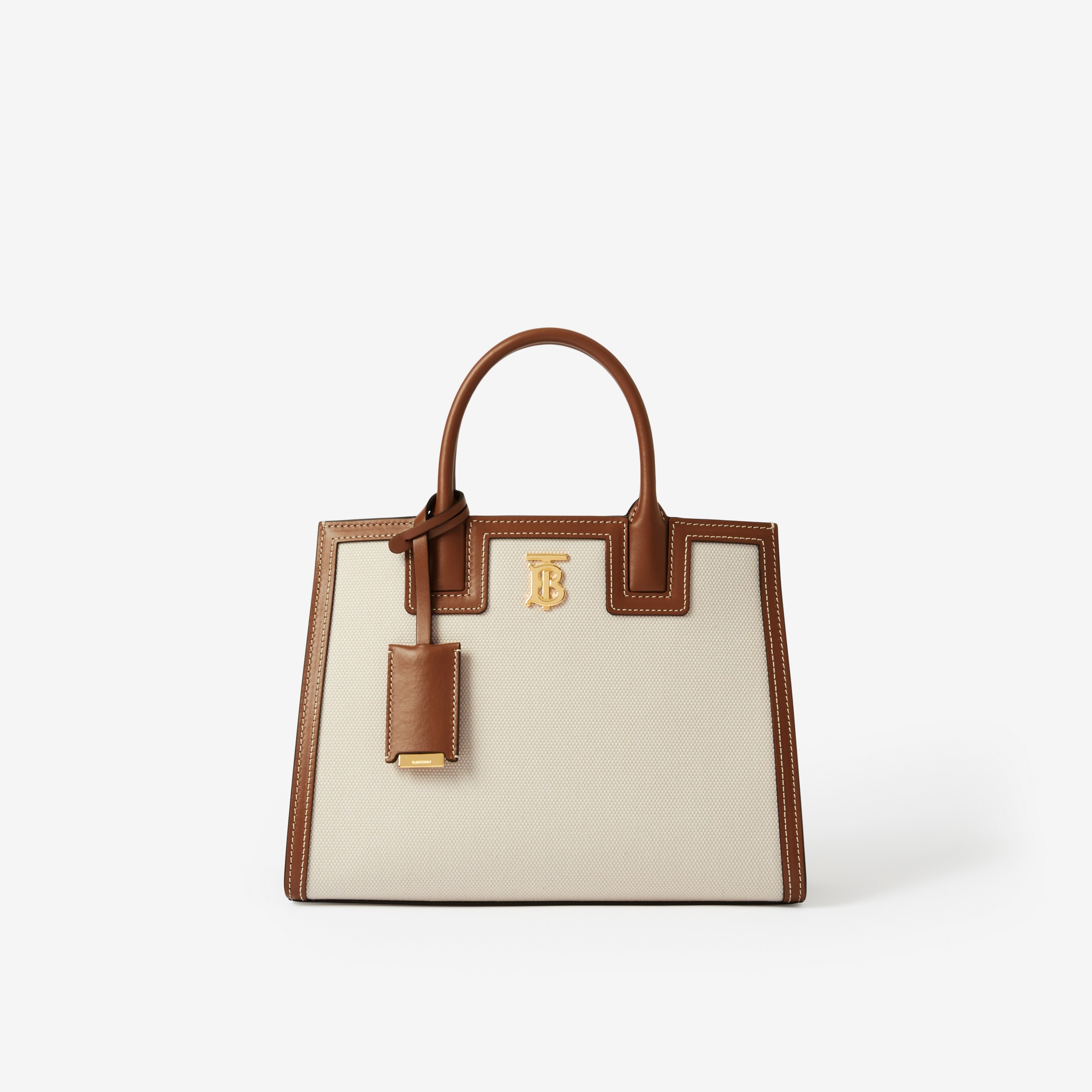 Mini sac Frances (Naturel/brun Malt) - Femme | Site officiel Burberry® - 1