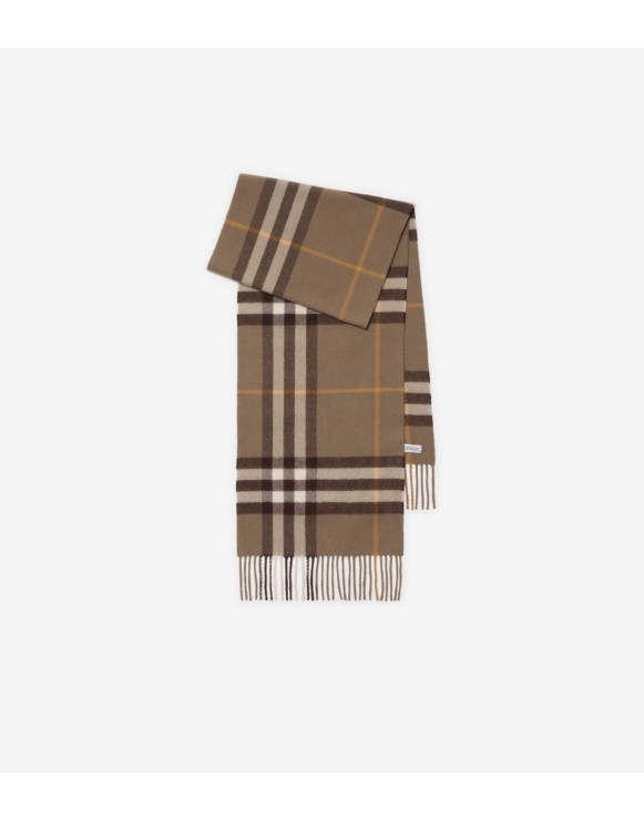 Check Cashmere Scarf