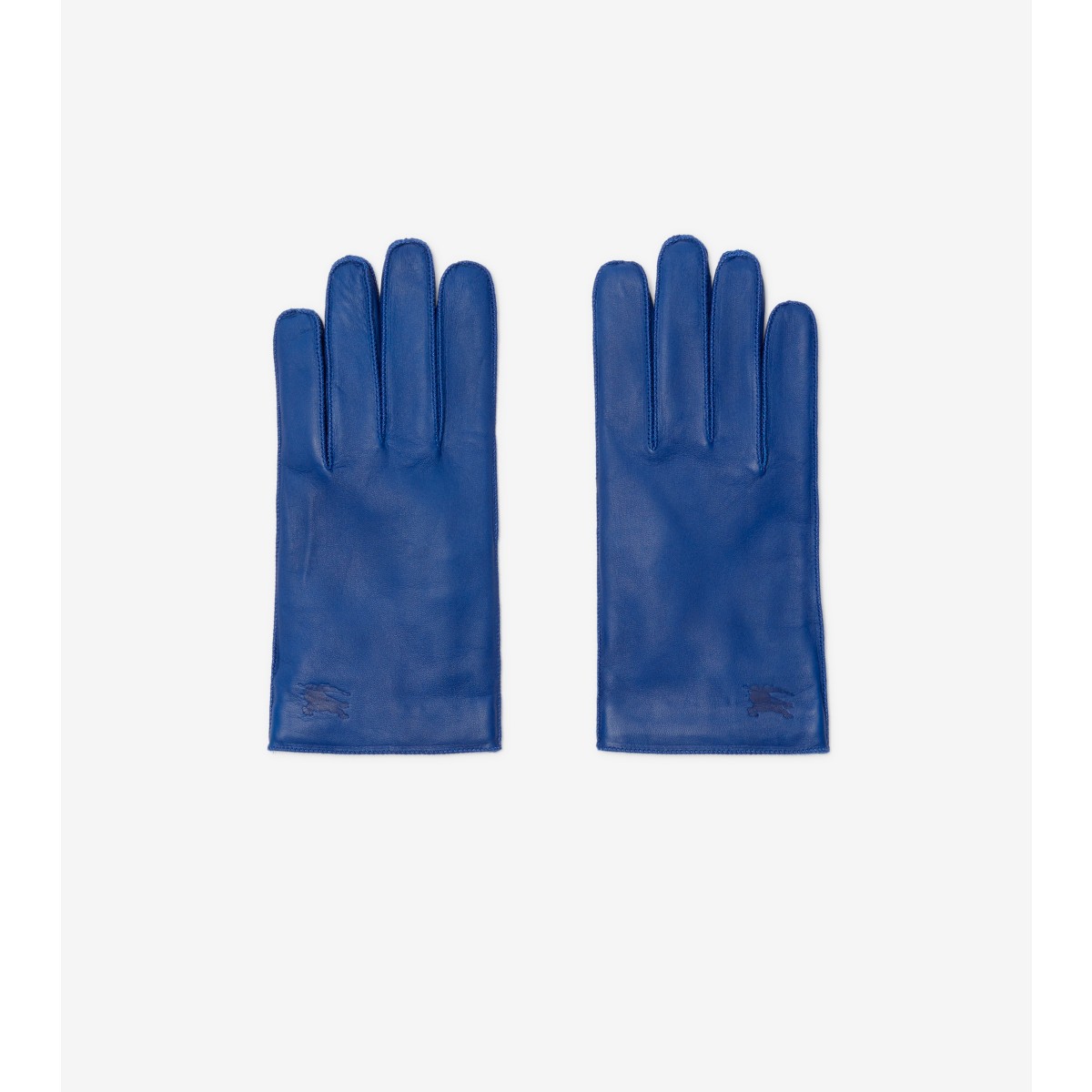 Burberry Ekd Leather Gloves In Knight