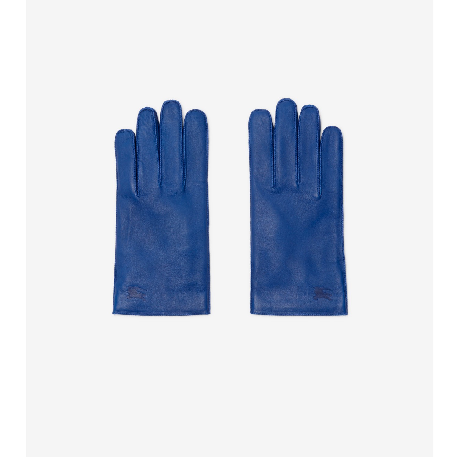 Mens blue shop leather gloves