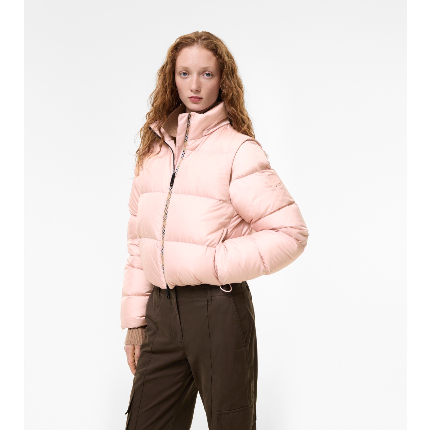 Detachable Sleeve Nylon Langdale Puffer Jacket