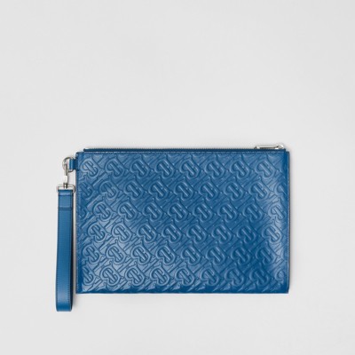 blue burberry purse