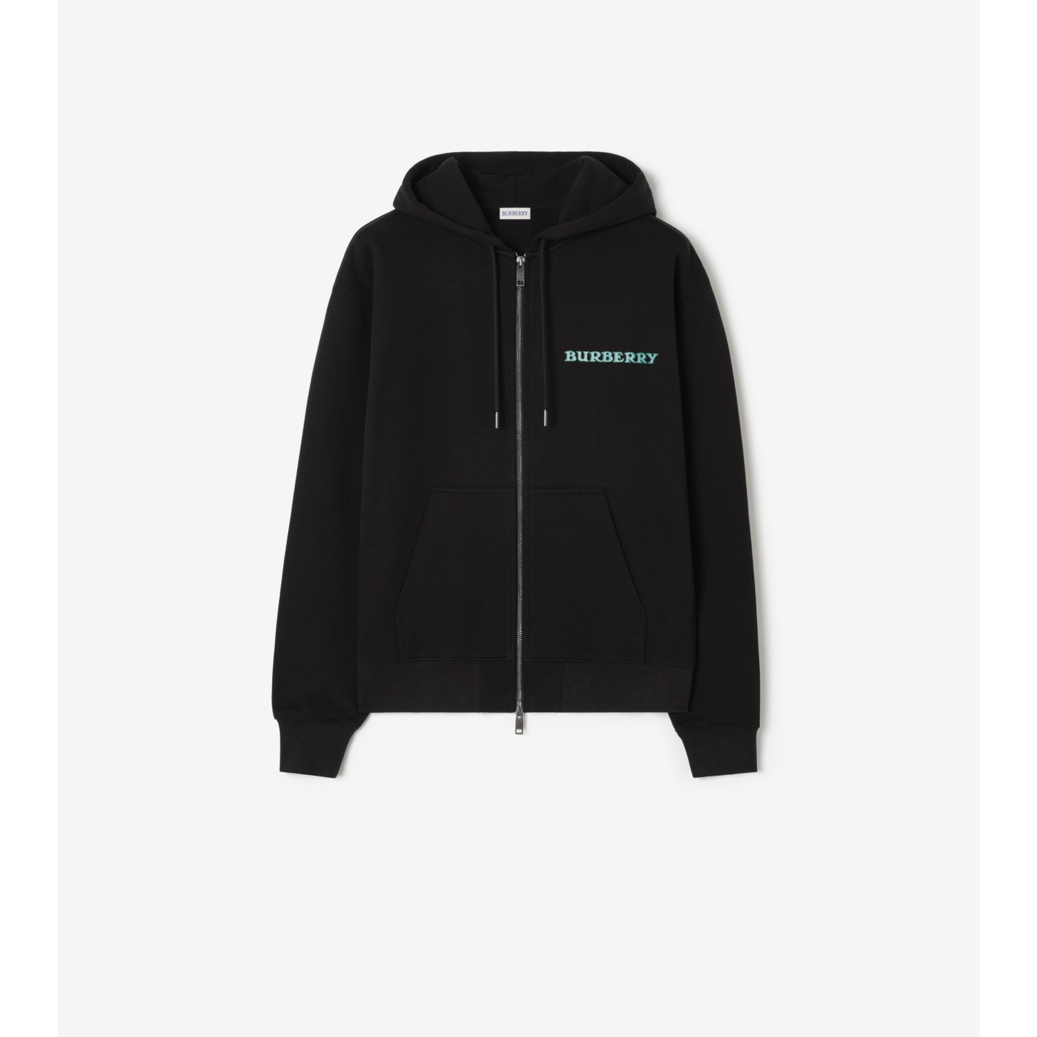Heritage Logo Cotton Zip Hoodie
