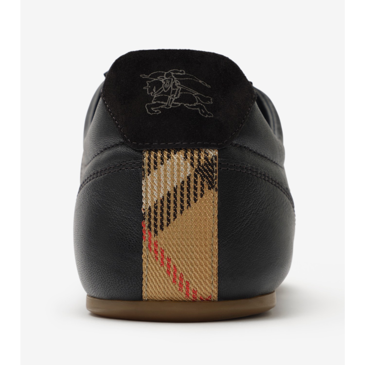 Leather Knight Runner Sneakers​ in Black - Men | Burberry® Official