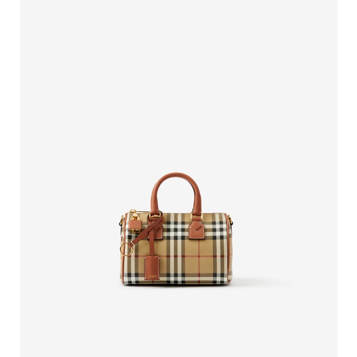 Mini Check Bowling Bag