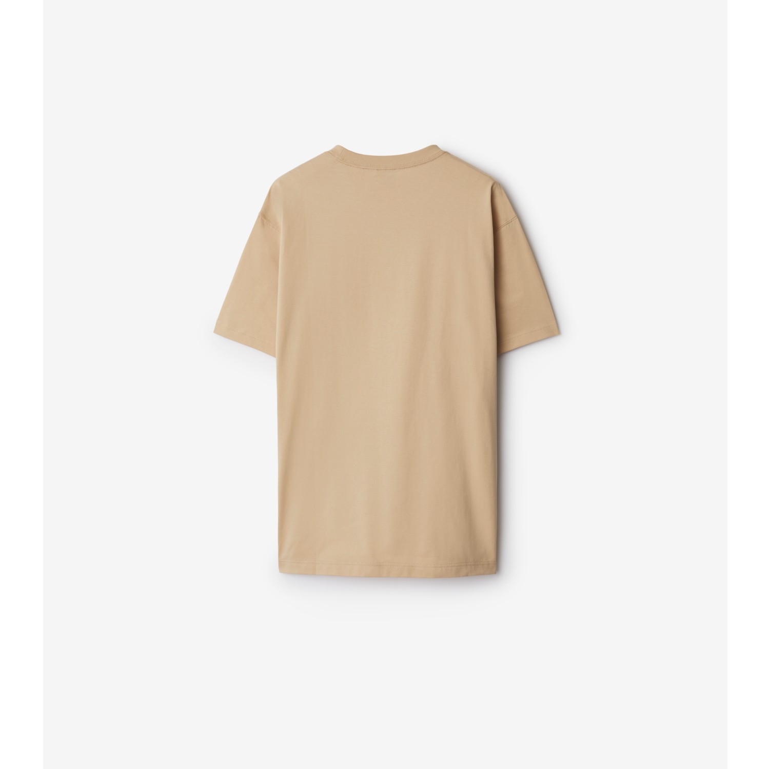 Cotton T-shirt in Soft fawn - Women | Burberry® Official