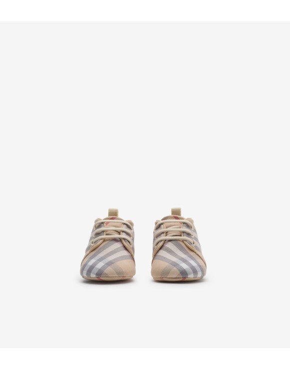 Chaussures en coton mélangé Check
