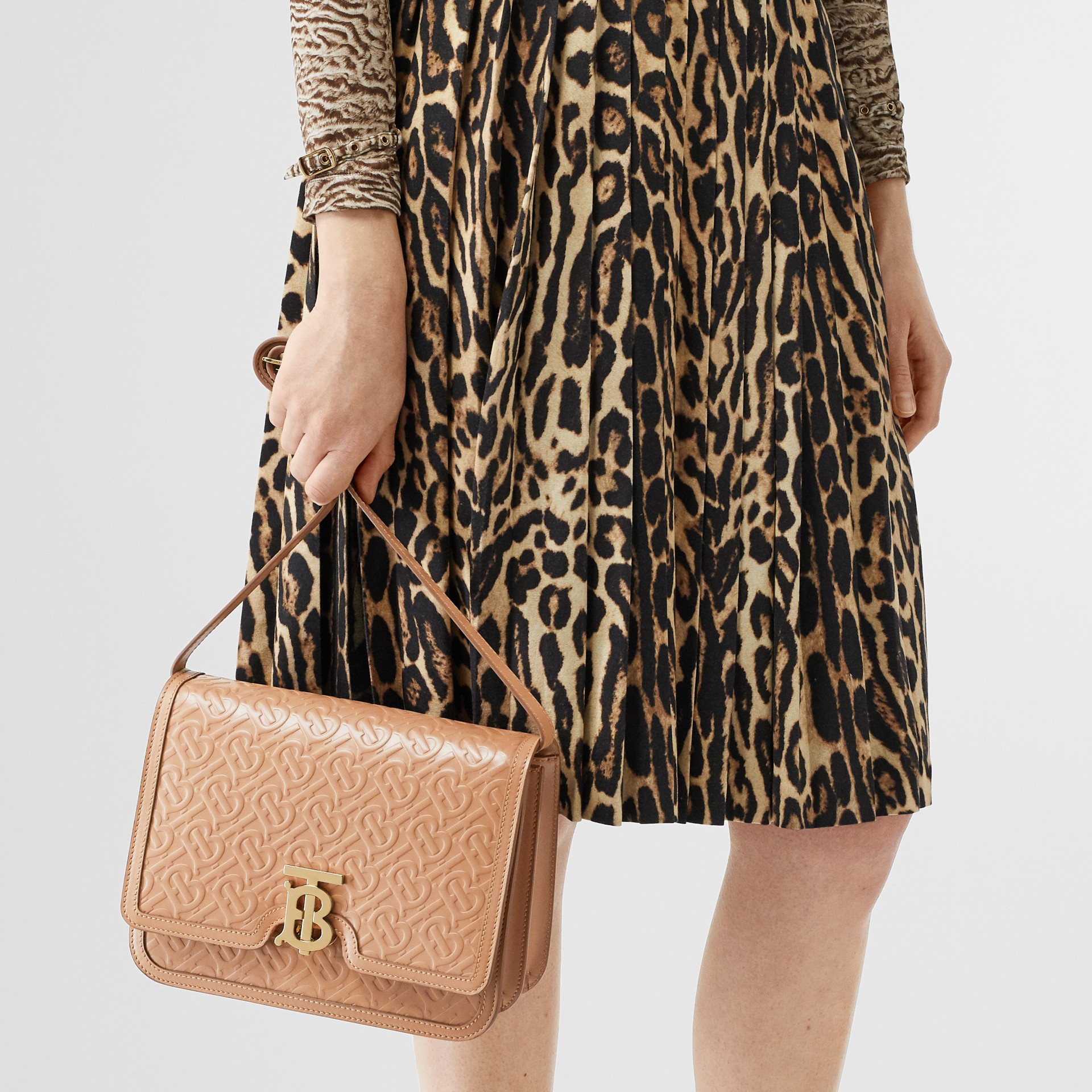 leather medium tb bag