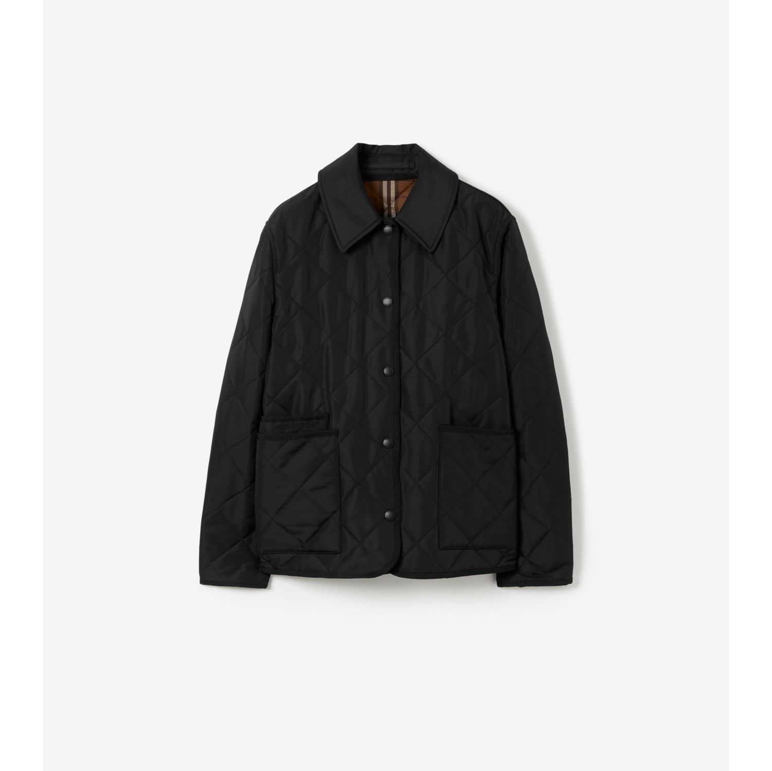 価格は安く BURBERRY LONDON◇キルティングジャケット/38/ナイロン/BLK