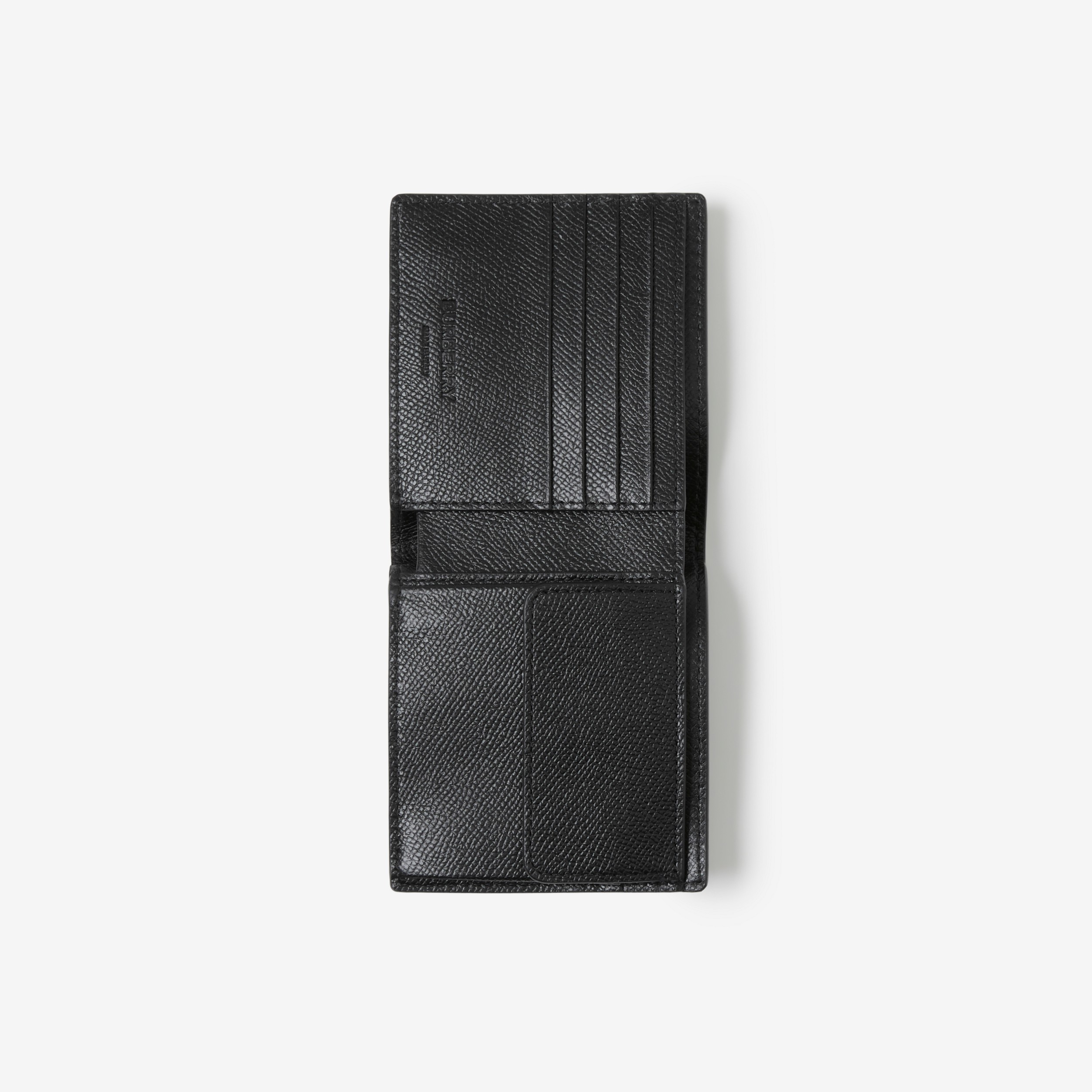 Grainy Leather TB Bifold Coin Wallet in Black - Men | Burberry® Official - 4