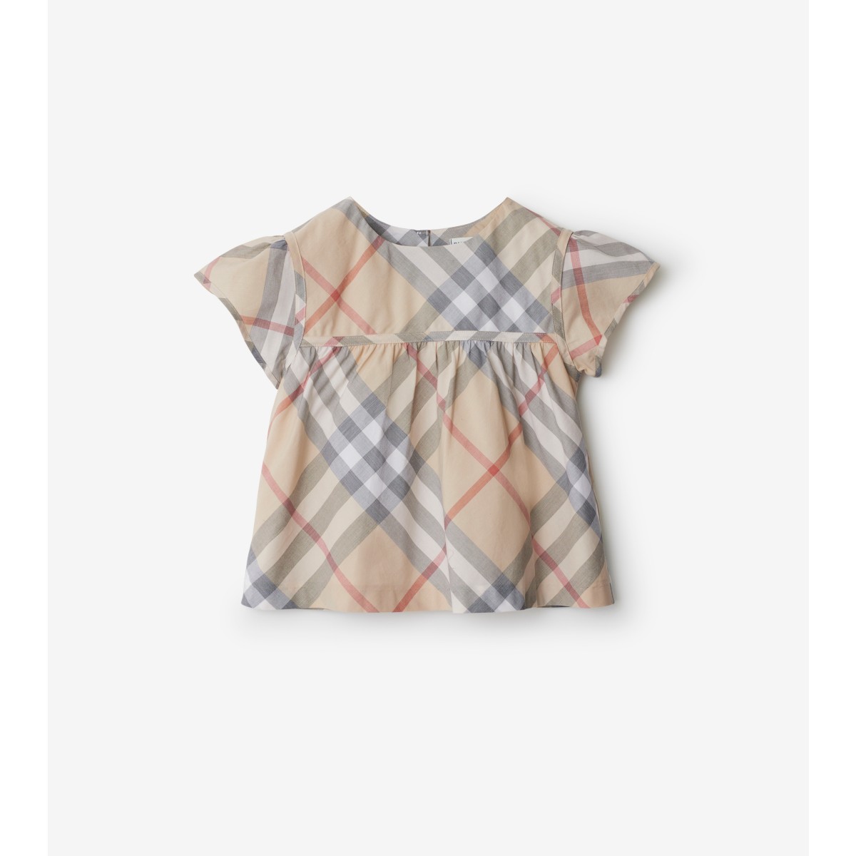 BURBERRY BURBERRY CHILDRENS CHECK COTTON BLOUSE 