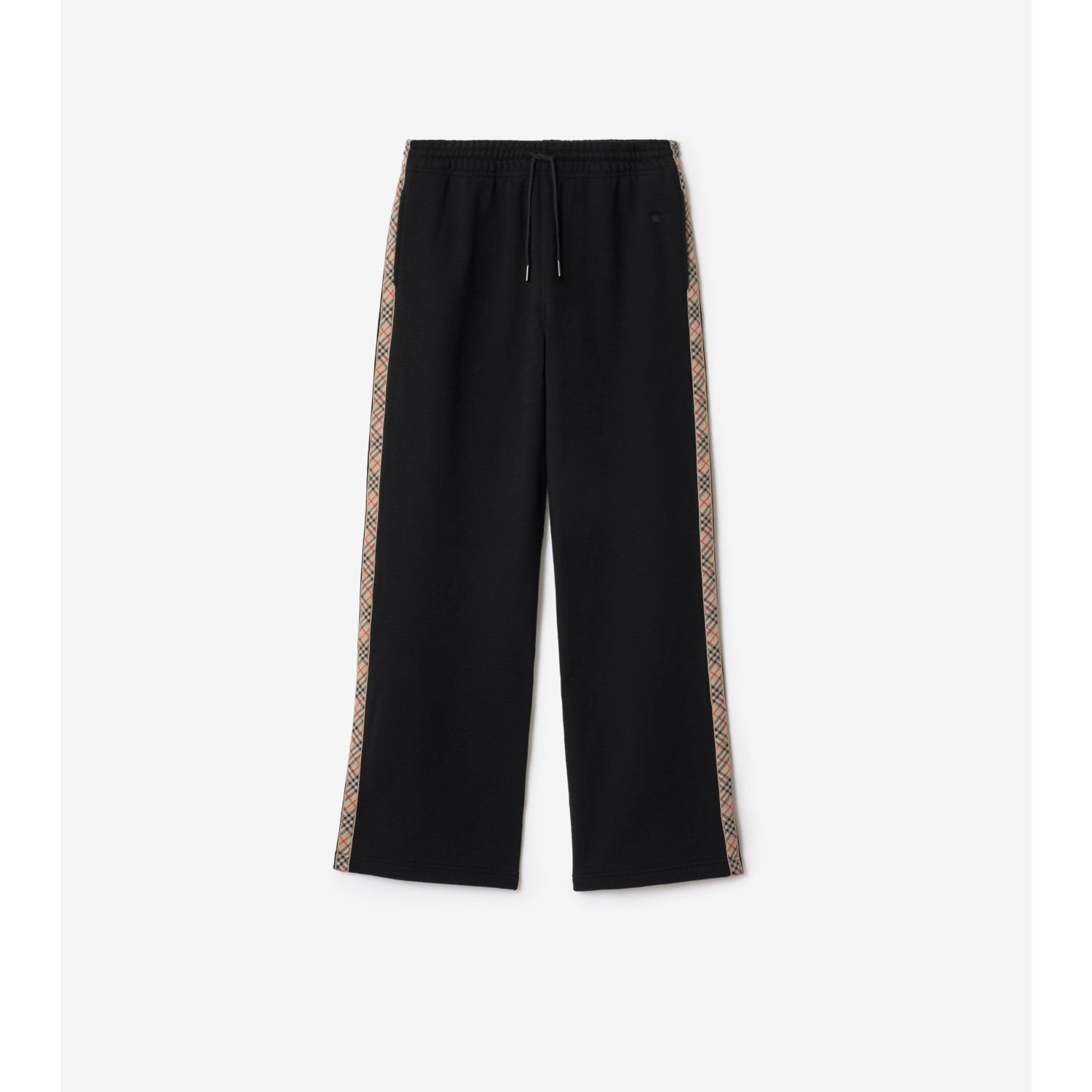 Check Trim Cotton Track Pants - thumbnail 5