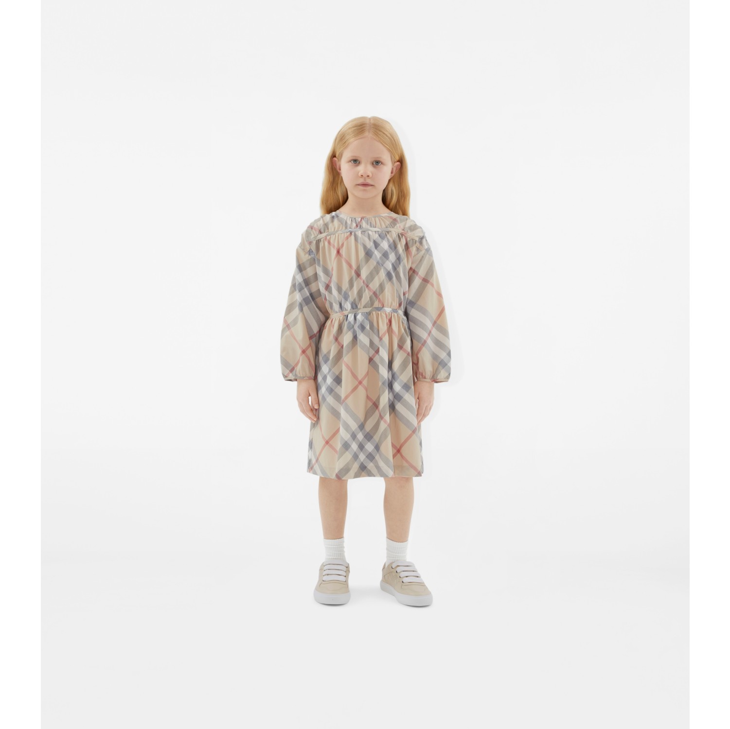 Robe en coton Check