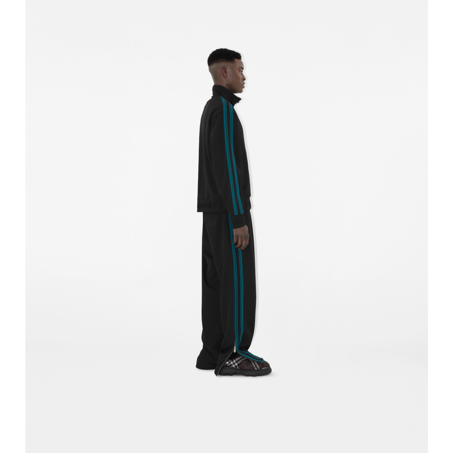 Striped Jersey Track Jacket