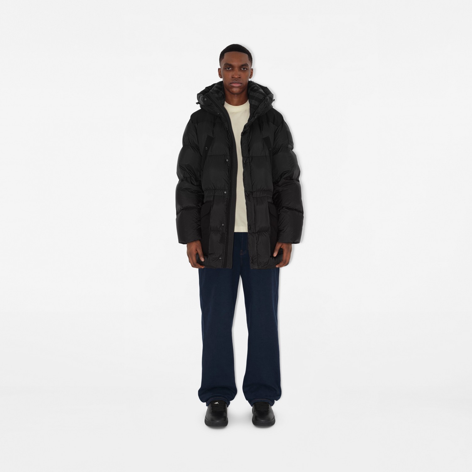 Nylon Puffer Coat