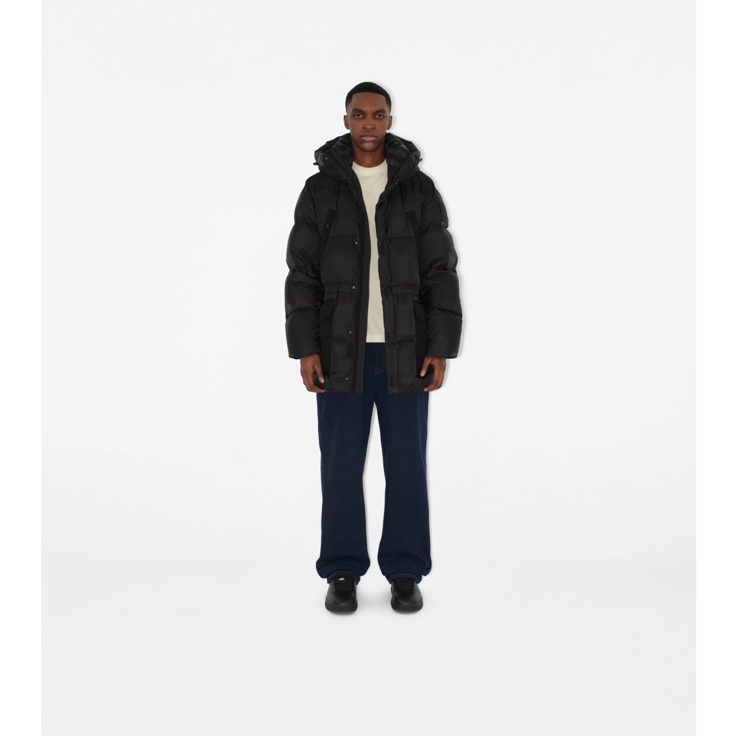 Nylon Puffer Coat