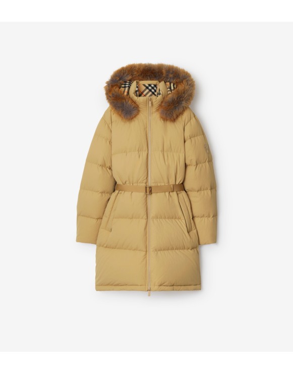 Nylon Puffer Coat