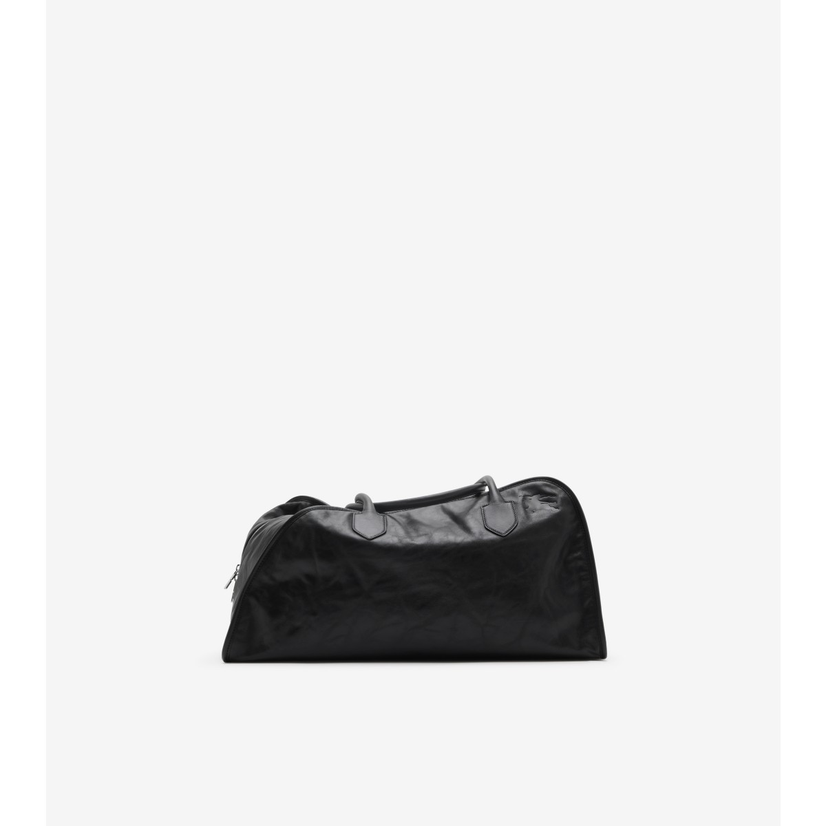 Shop Burberry Medium Shield Duffle Bag In Black
