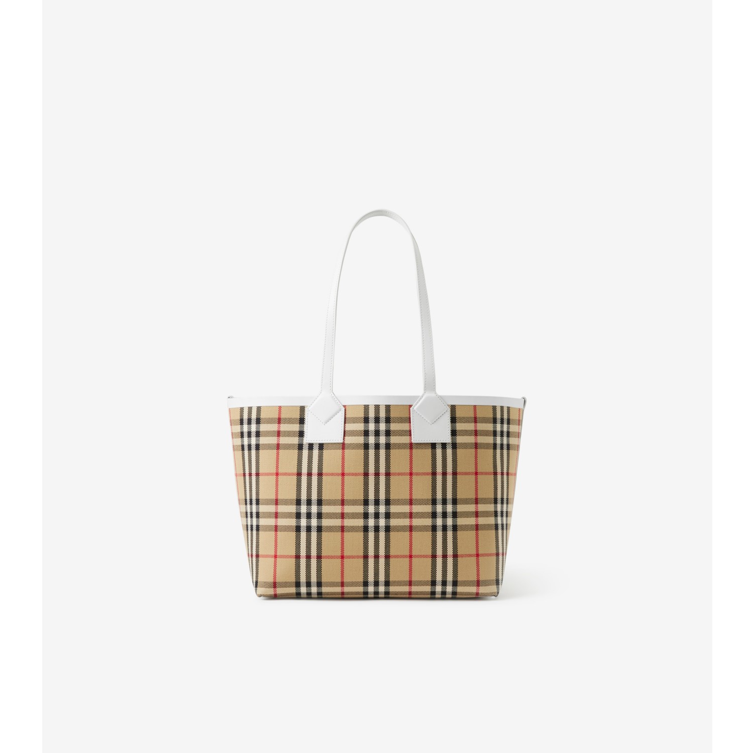 Small London Tote Bag in Beige - Women | Burberry® Official