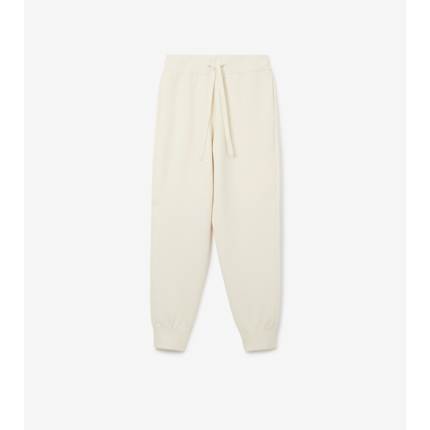 Pantalon de jogging en cachemire mélangé (Blanc naturel) - Femme, Coton,  Nylon, Pur cachemire | Site officiel Burberry®