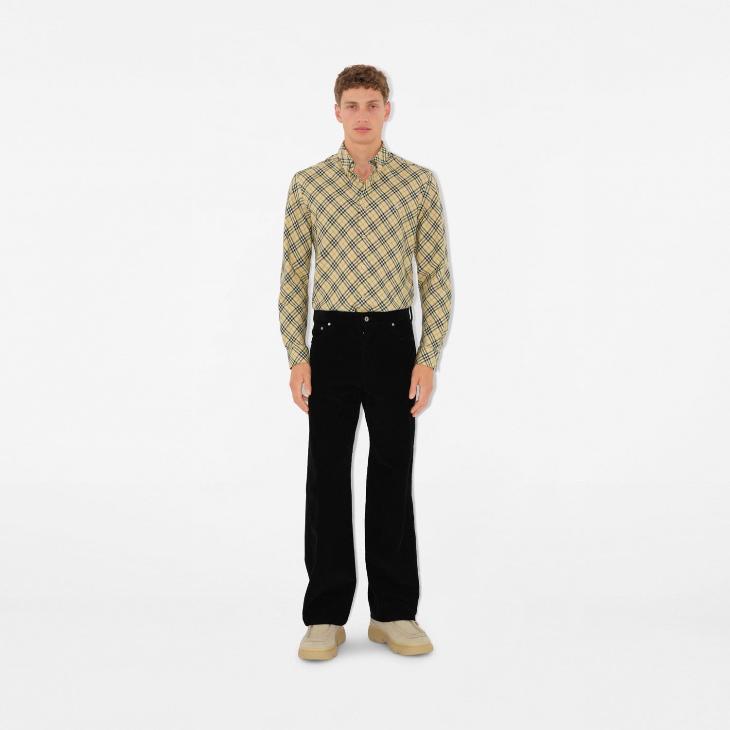 Check Cotton Shirt in Grain - Men | Burberry® Official Check Cotton Shirt in Grain - Men | Burberry® Official