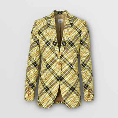 burberry jacket womens yellow