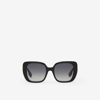 Monogram Motif Oversized Square Frame Lola Sunglasses In Black - Women ...