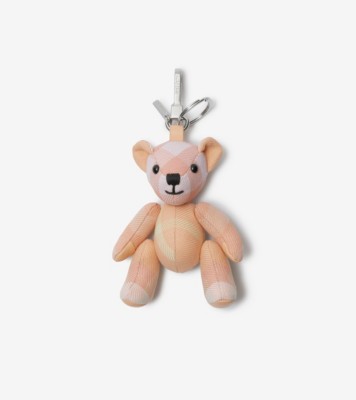 Thomas Bear Charm in Peach - Women | Burberry® Official