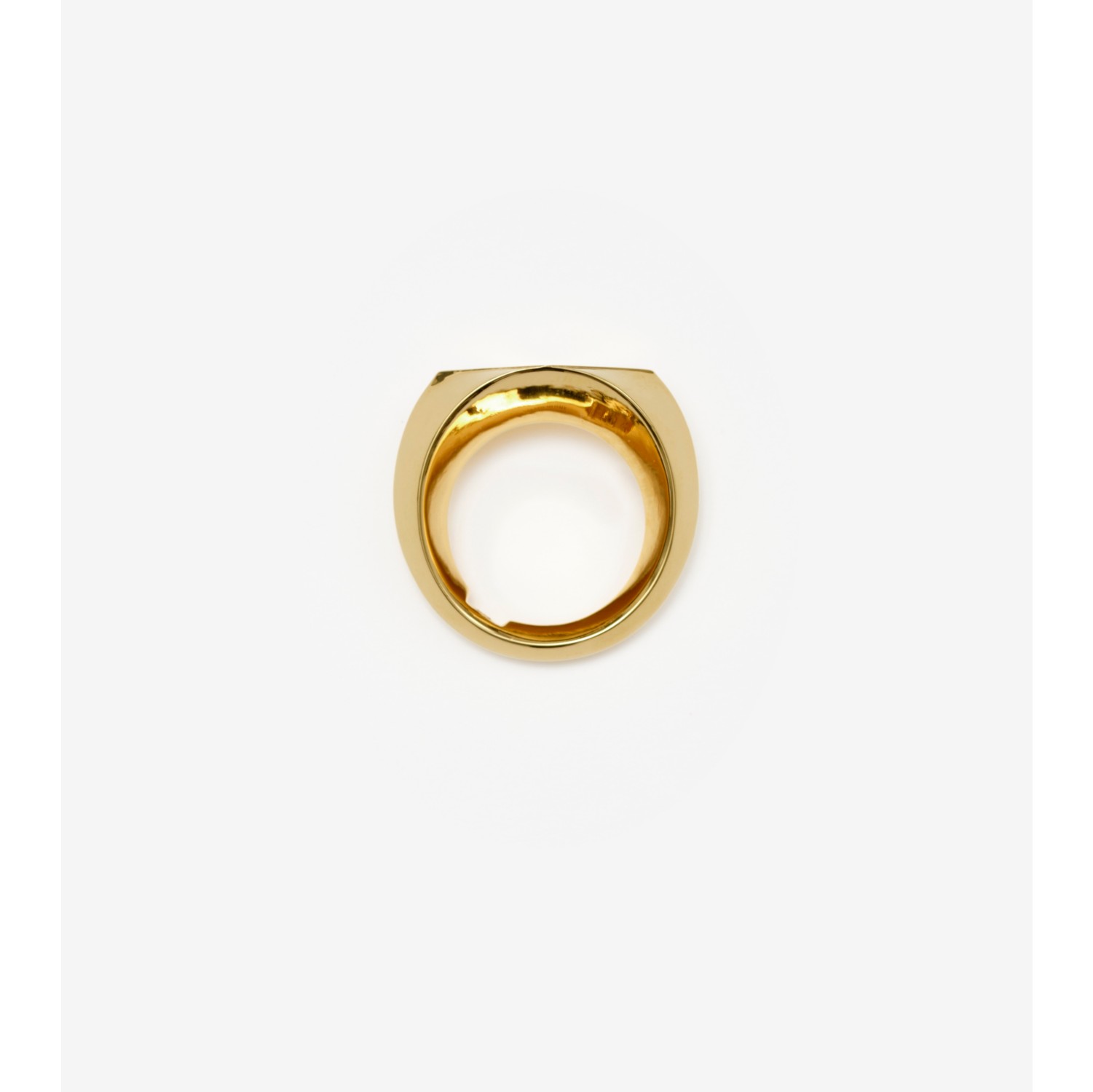 Burberry - Hollow Gold-Plated Ring - Women - Gold Plated Silver - 51