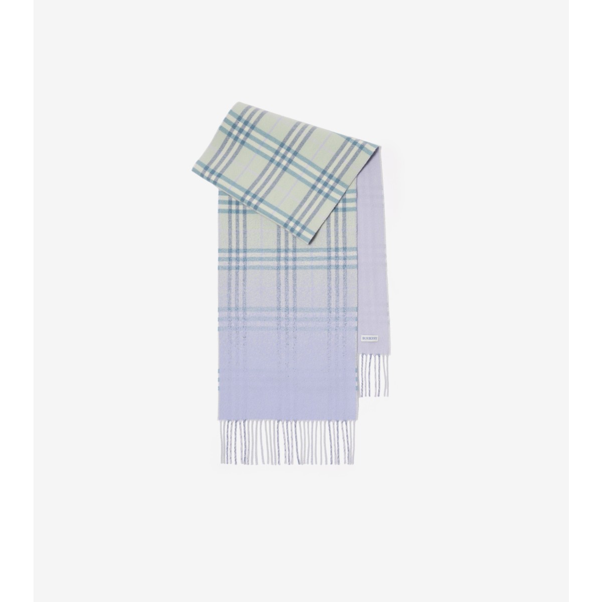  Check Gradient Cashmere Scarf
