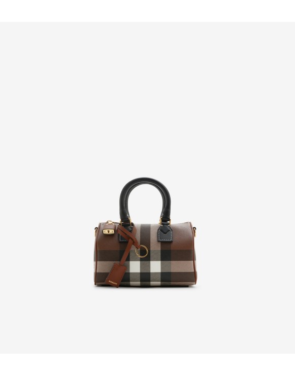 Mini Check Bowling Bag