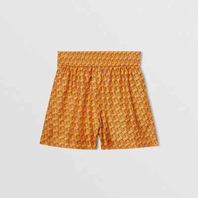 burberry shorts womens yellow