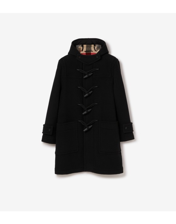 Duffle-coat en laine mélangée