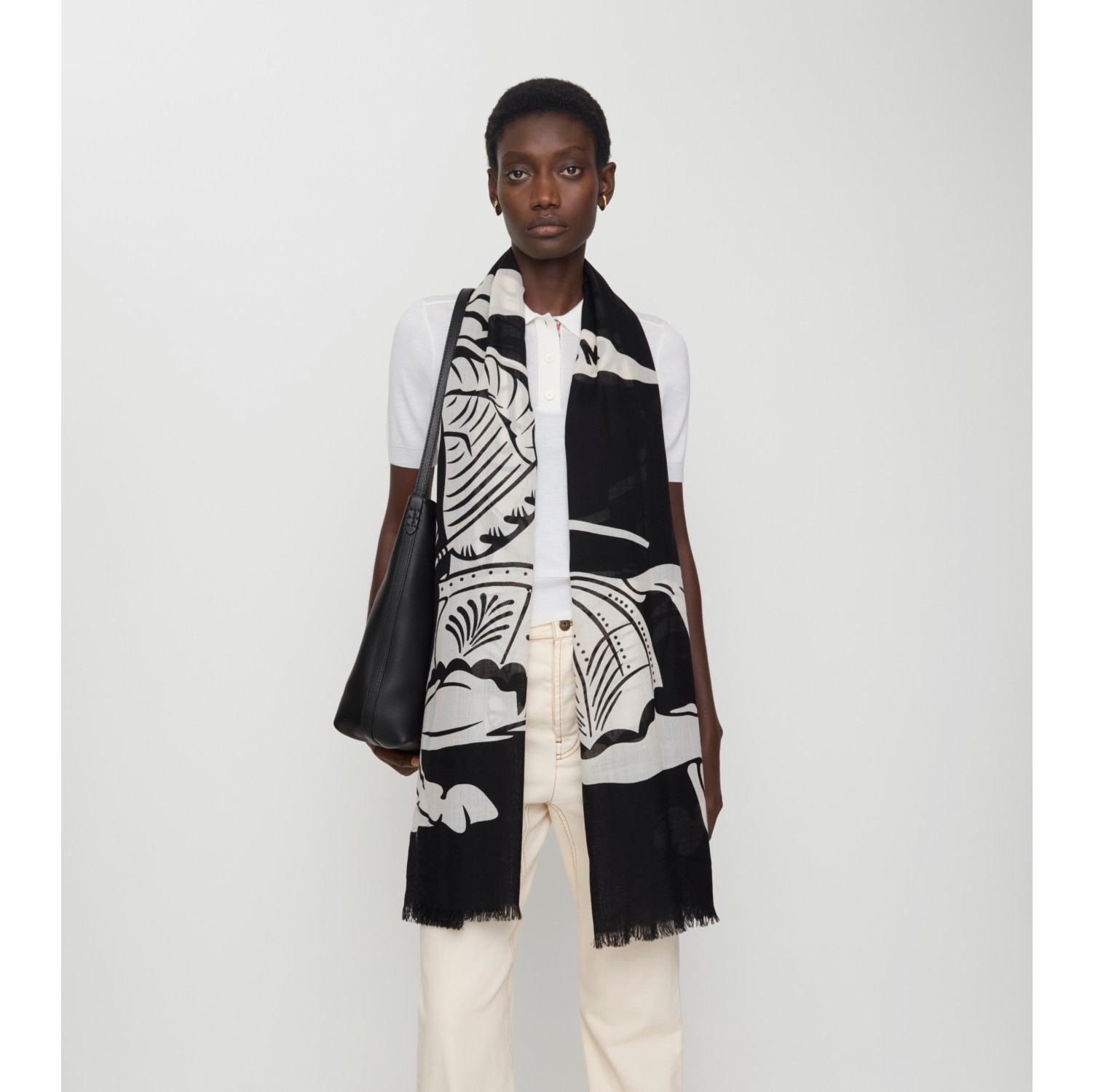 Wide EKD Wool Scarf