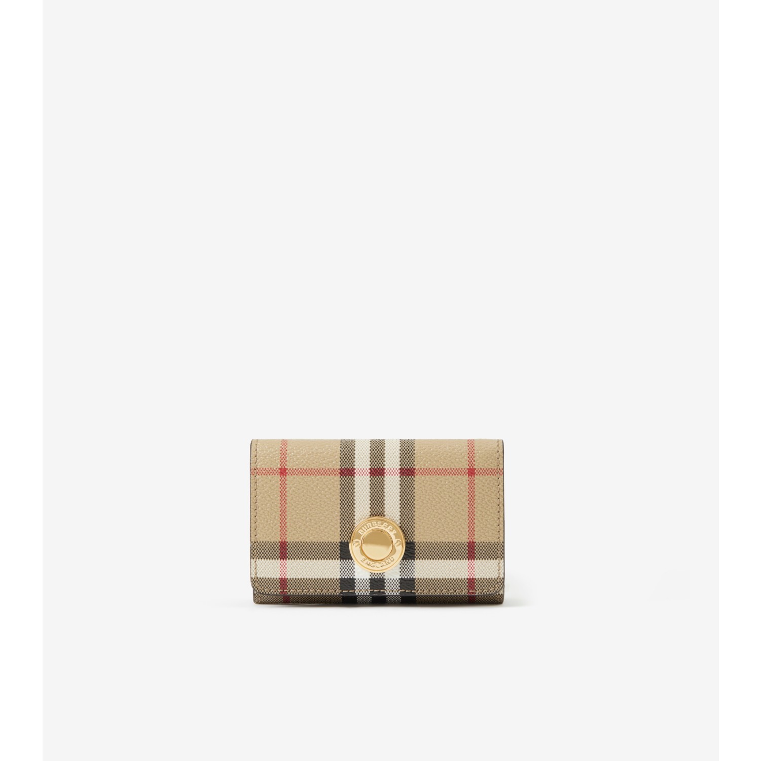 Vintage Check Wallet in Beige - Burberry