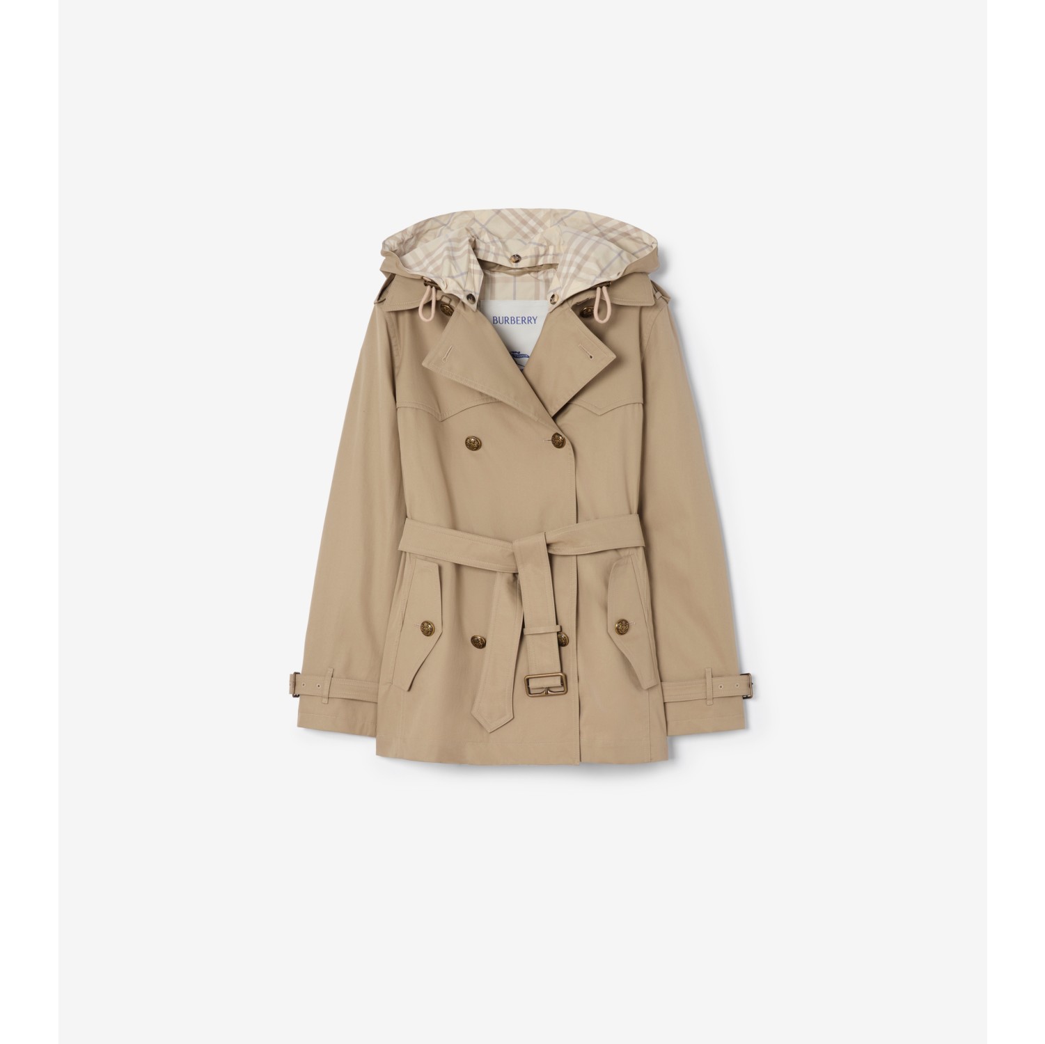 Short Tropical Gabardine Foxfield Trench Coat