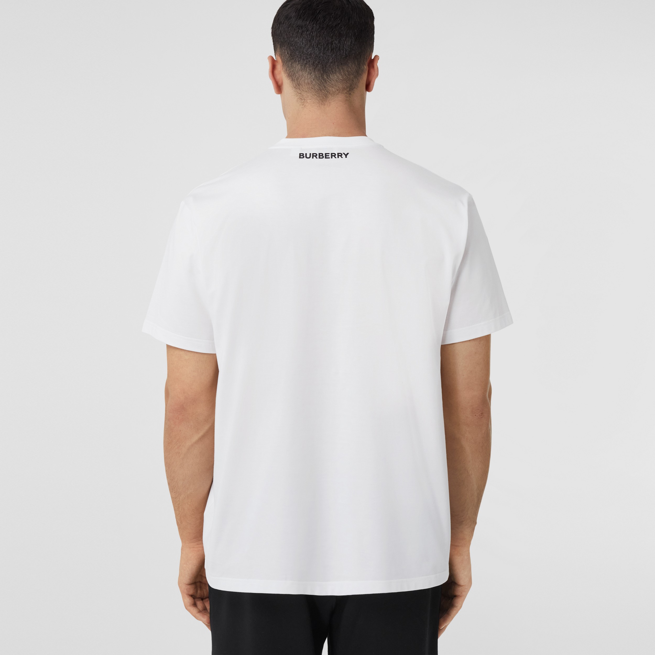 モンスターグラフィック コットン オーバーサイズTシャツ (ホワイト) - メンズ | Burberry®公式サイト