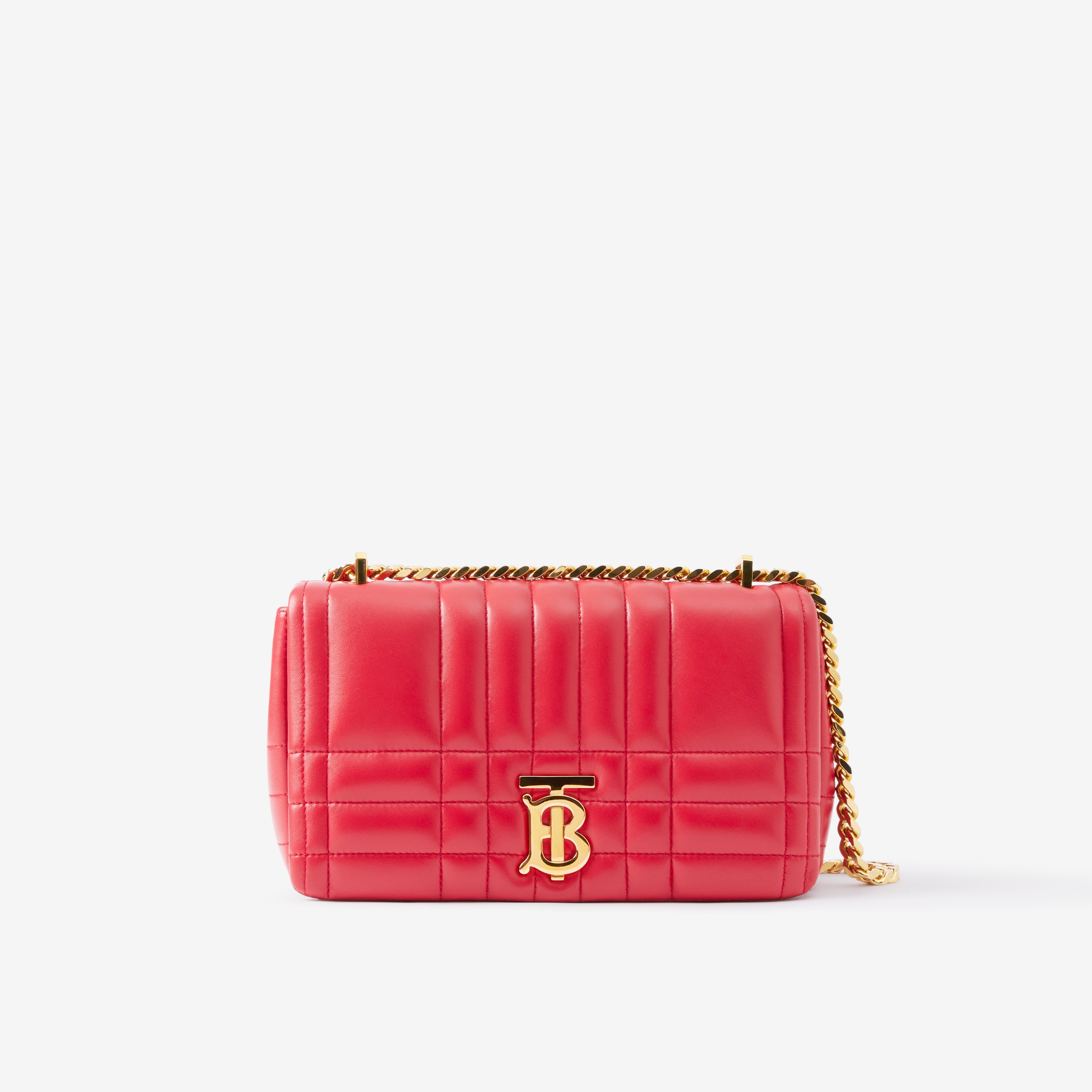 Quilted Leather Small Lola Bag in Bright Red - Women | Burberry® Official