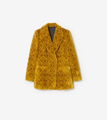 バロック ベルベットブレザー (ペアイエロー) - ウィメンズ, ナイロン