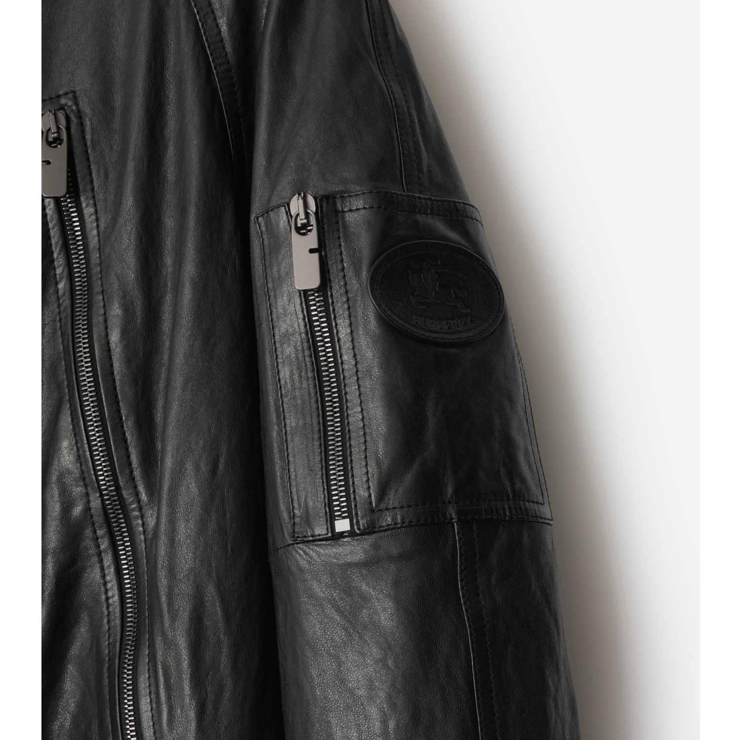Leather Bomber Jacket