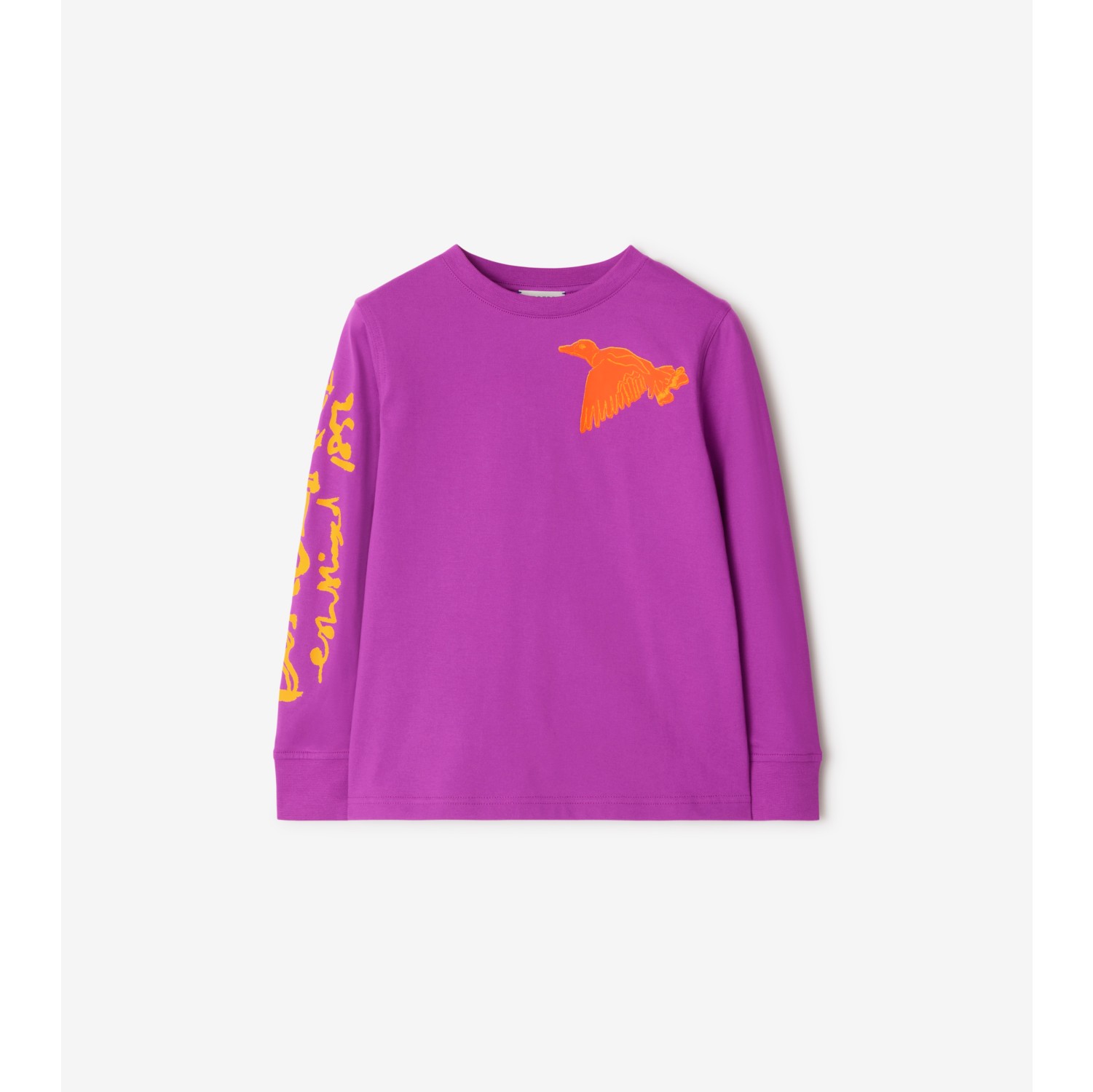 Burberry t shirt kids purple online