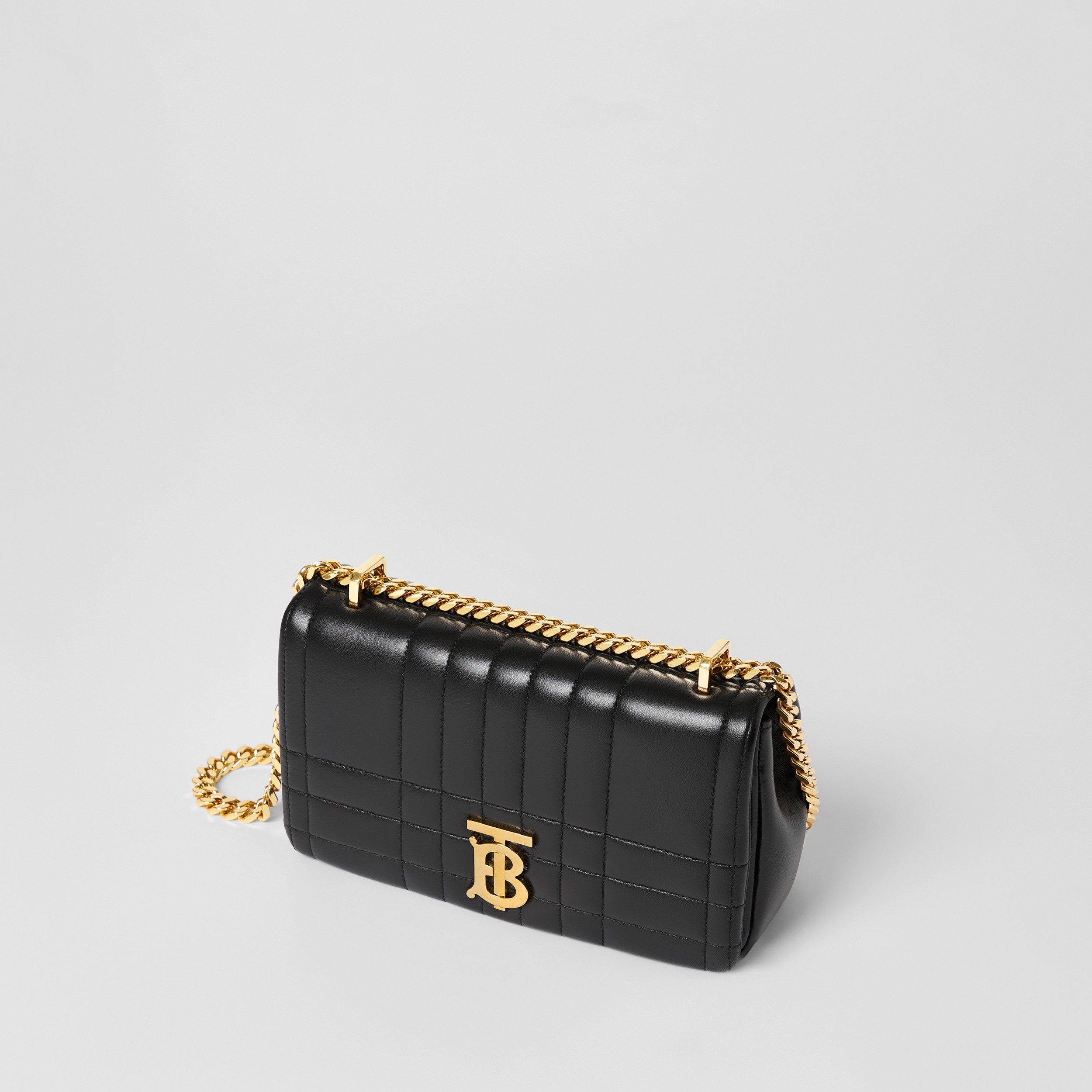 Quilted Leather Small Lola Bag in Black - Women | Burberry® Official - 4