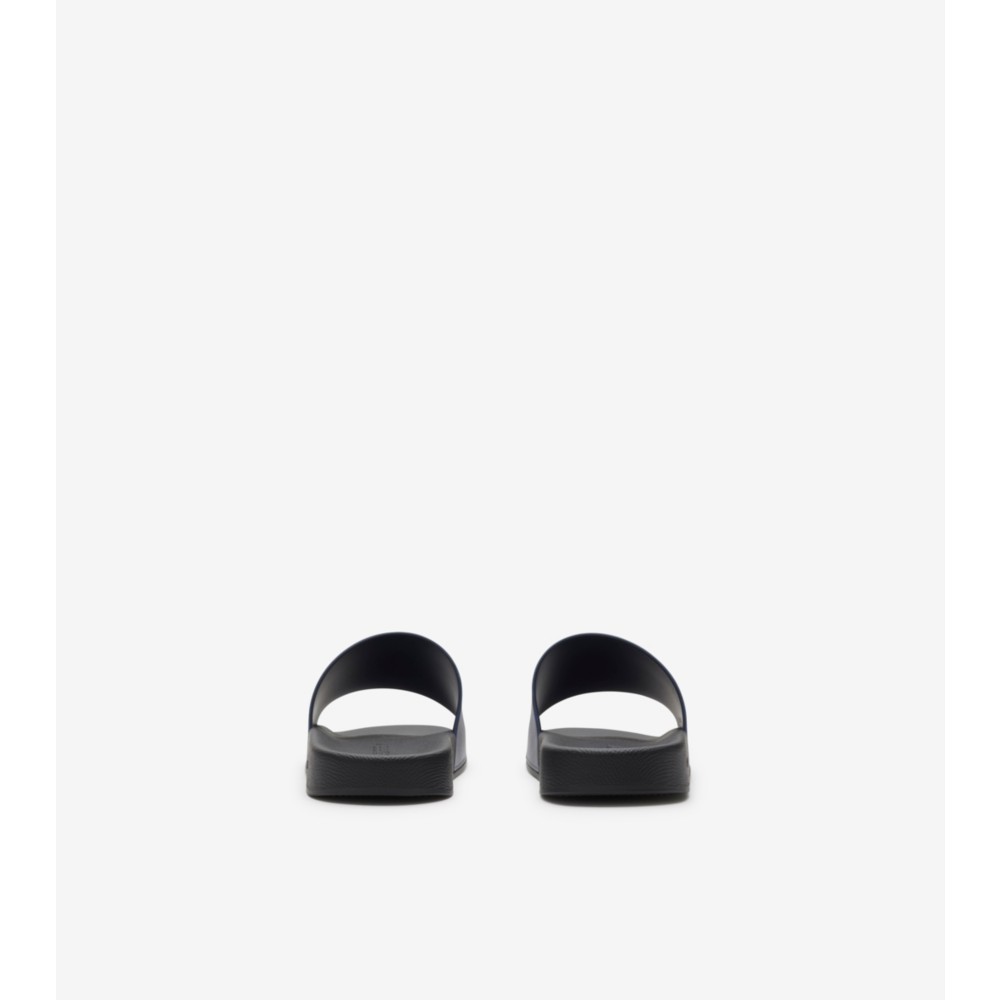 버버리 슬라이드 체크 (블랙 미드나잇) 81075151001