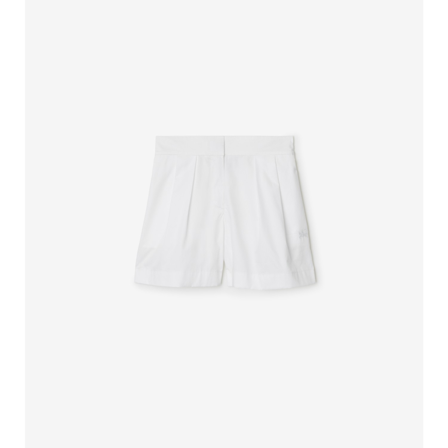 EKD Pleated Cotton Shorts