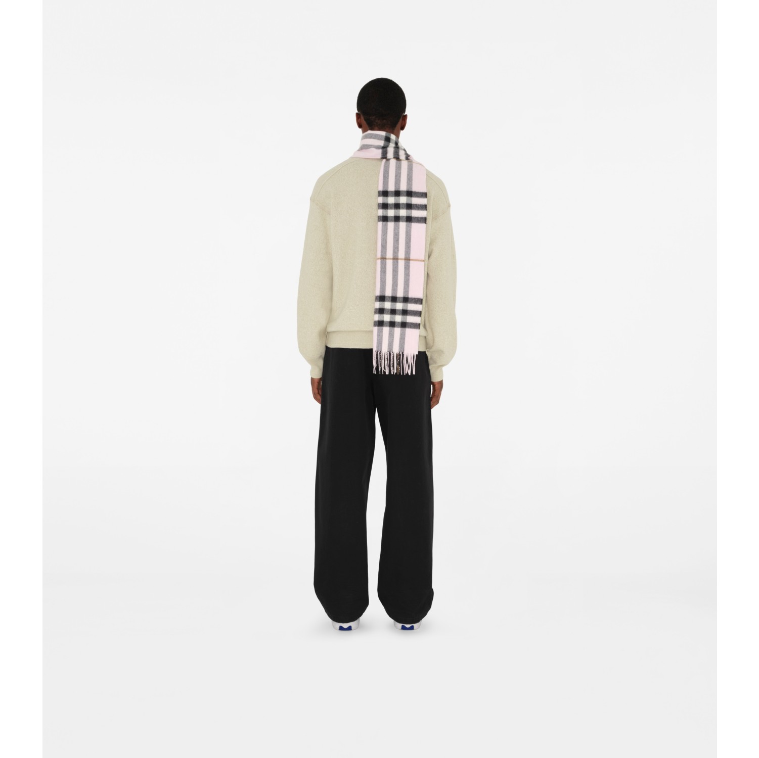 Check Cashmere Scarf